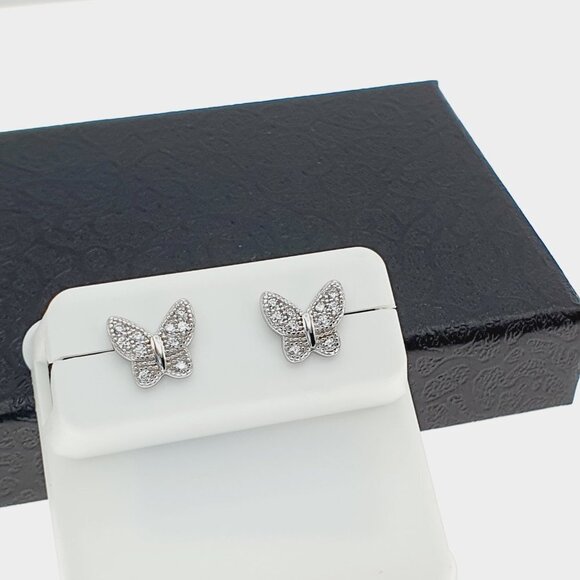 "925 sterling silver luxury CZ earrings for women/girls, Best for gift,RJUS2208 - Picture 10 of 11